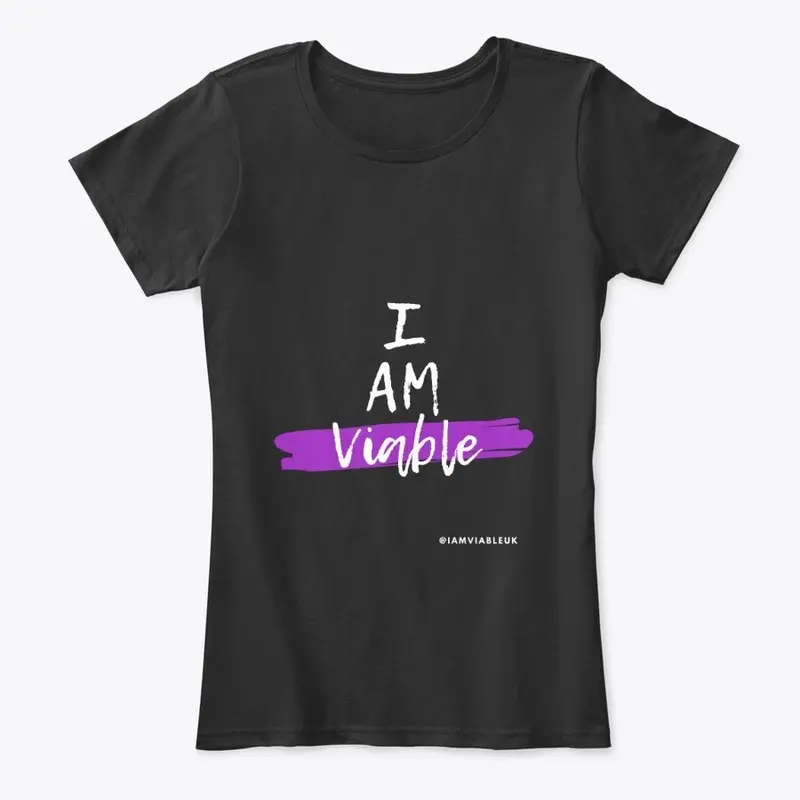 'I Am Viable' - Black/Purple