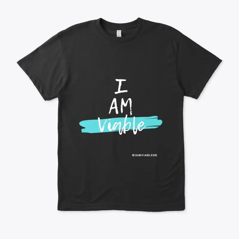 'I Am Viable' - Black/Blue