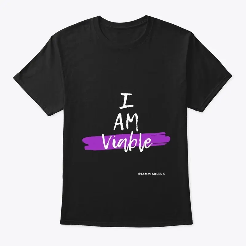 'I Am Viable' - Black/Purple