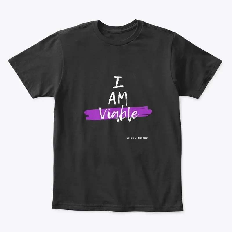 'I Am Viable' - Black/Purple