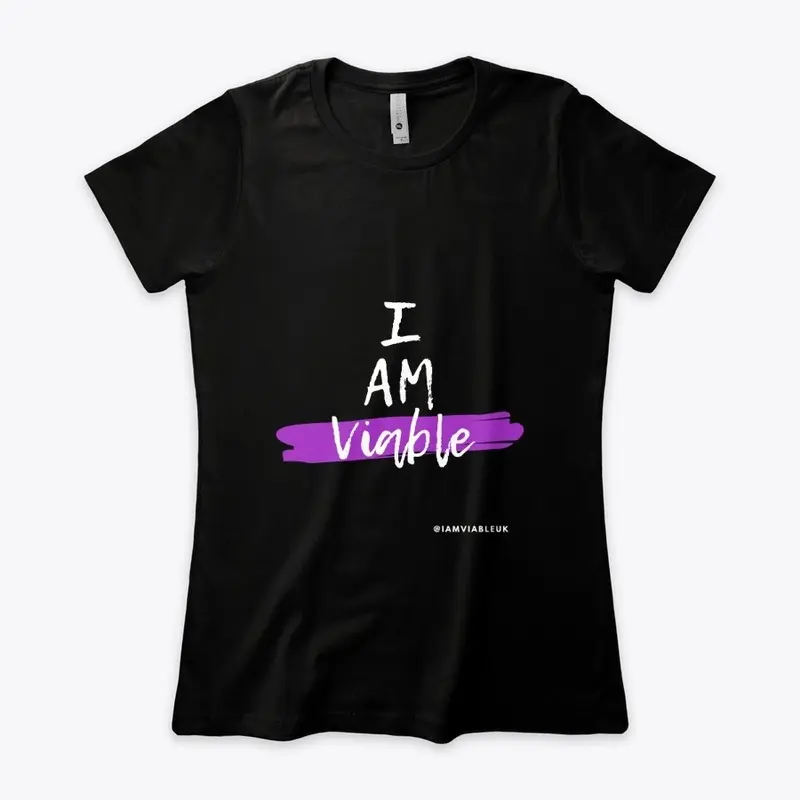 'I Am Viable' - Black/Purple