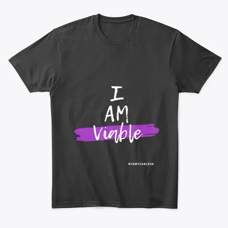 'I Am Viable' - Black/Purple