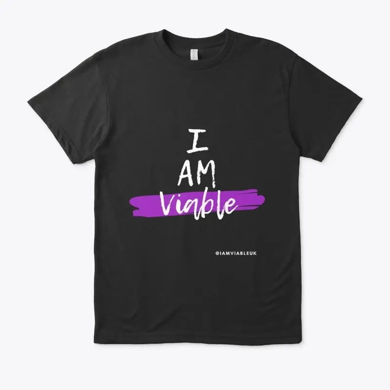 'I Am Viable' - Black/Purple