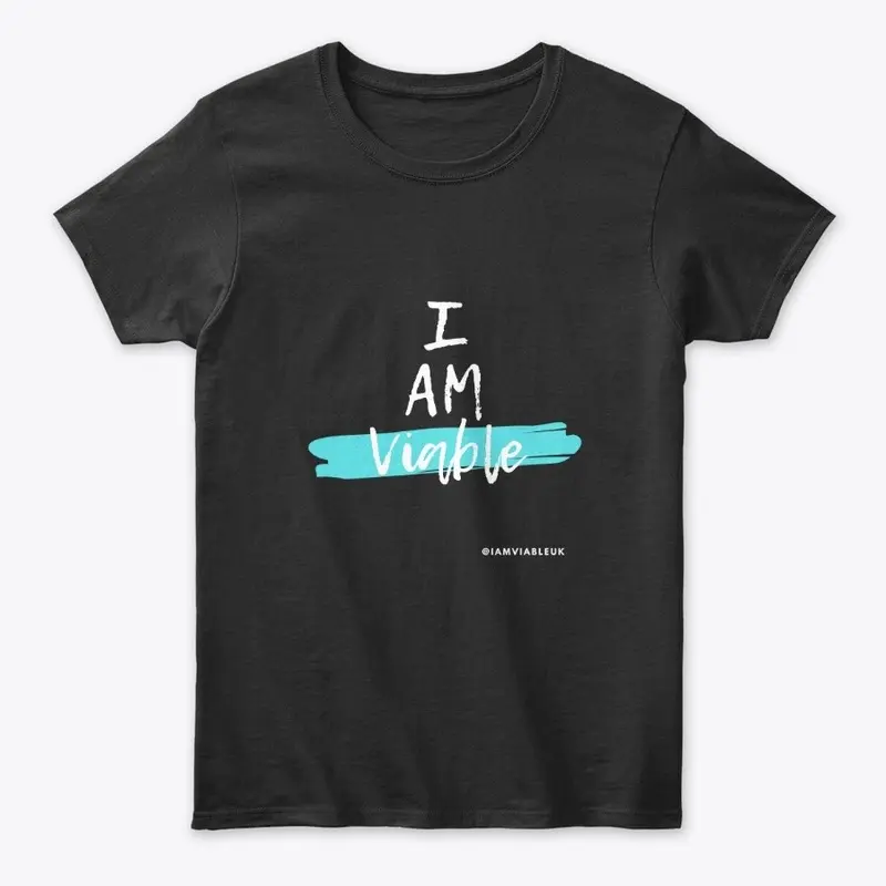 'I Am Viable' - Black/Blue