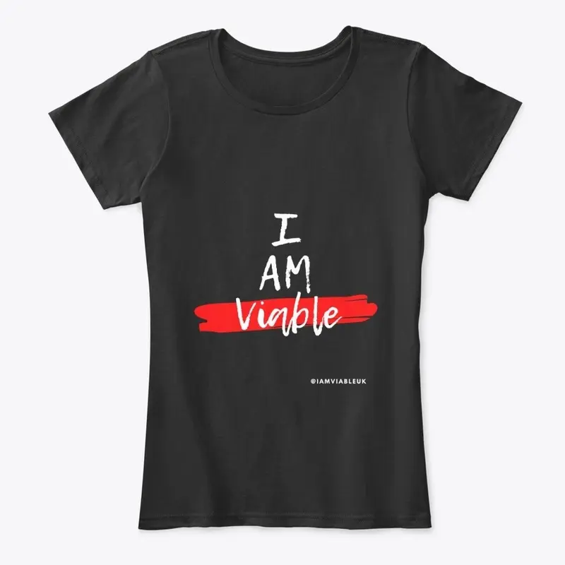 'I Am Viable' - Black/Red